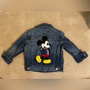 Baby Gap Disney Mickey Mouse Jean Jacket Size 2 Years